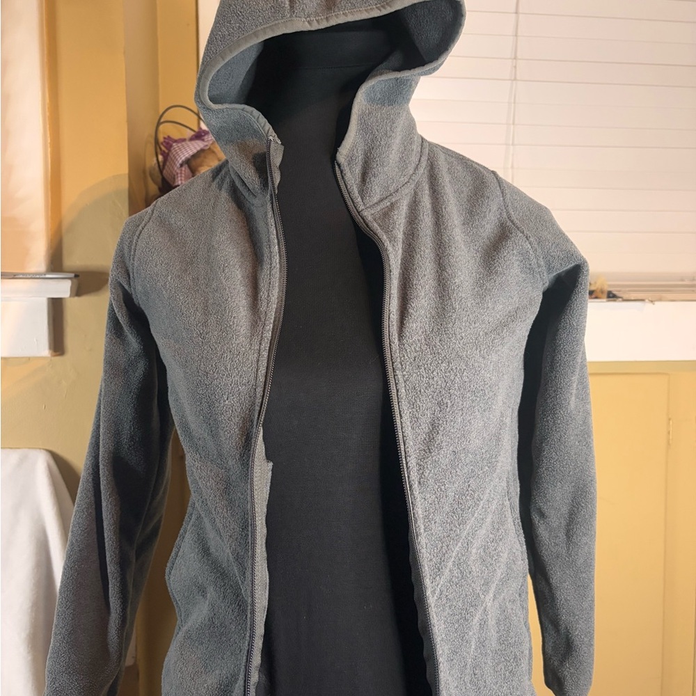 Amazon Essentials Kids Gray Hooded Jacket